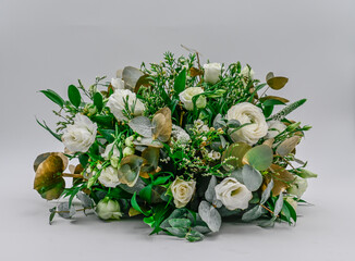 Obraz na płótnie Canvas flower bouquet, beautiful flower arrangement, flower decoration