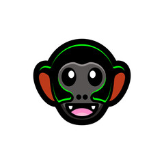 Simple Mascot Logo Design Monkey