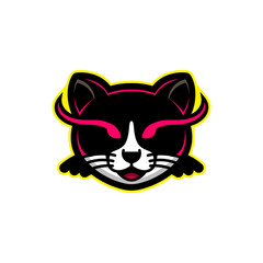 Simple Mascot Logo Design  cat