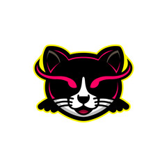 Simple Mascot Logo Design  cat