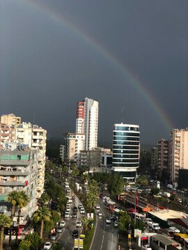 Seyhan Adana Dam Lake Rainvow