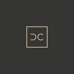 DC logo template with creative gradient concept part 1