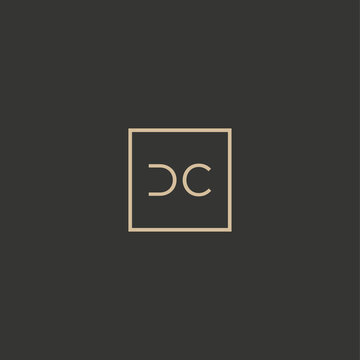 DC logo template with creative gradient concept part 1