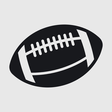 Ragby Ball Silhouette | Rugby Ball | Ball | Football | Sports Ball | American football