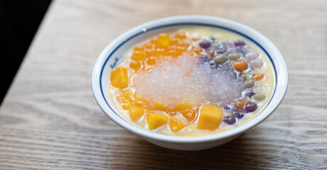 traditional Chinese dessert soup in a bowl