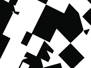 abstract background consists of black and white  geometric forms intersecting at different angles
