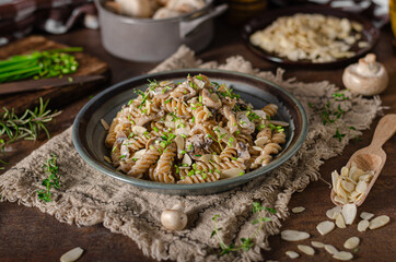 Delicious creamy pasta