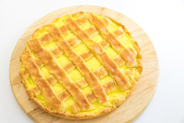Tasty and beautiful Homemade cream tart