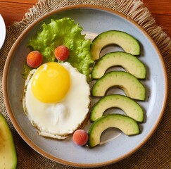salad with eggs and vegetables