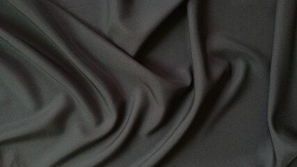 Obraz premium abstract black cloth with wave pattern colorful for background.