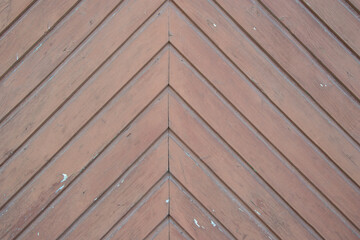 Wooden wall pattern, brown wood background, painted door, old wooden board texture