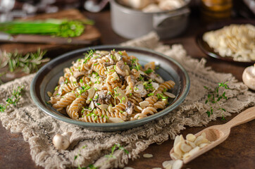 Delicious creamy pasta