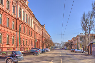 Fototapeta na wymiar Szeged streetscape, Hungary