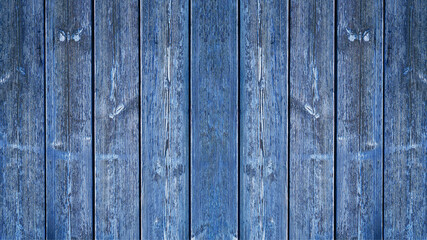 Abstract grunge old blue painted wooden texture - wood background