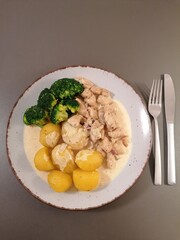 meat with vegetables