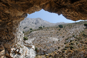 Zeus-Höhle, auf der Insel Naxos, Kykladen, Griechenland