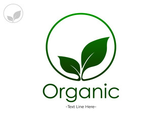 Plant and root with green leaves look beautiful and refreshing. Tree and roots LOGO style.