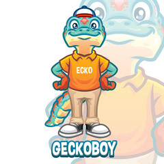 Gecko Illustration Cartoon