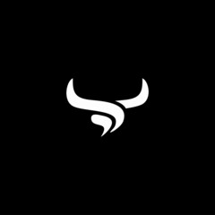 Silhouette Bull logo vector illustration design, creative and simple design,
can uses as logo and template for company.