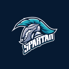 Spartan Mascot Logo Template