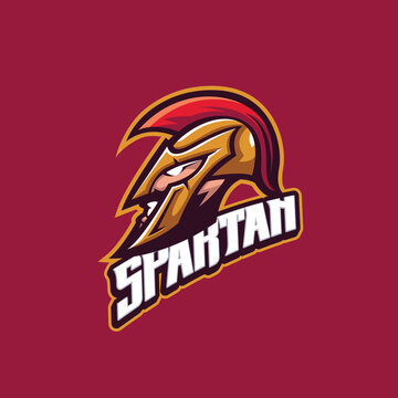 Spartan Mascot Logo Template