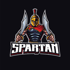 Spartan Mascot Logo Template