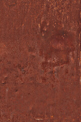 Grunge rusty red-brown metal sheet texture background