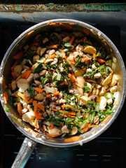 chicken with vegetable