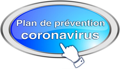 bouton plan de prévention coronavirus 