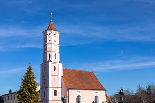 Kapelle am Friedhof in Aichach, Bayern, Deutschland