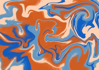 Vibrant abstract colorful digital alcohol ink style pattern and texture for use as wallpaper of background