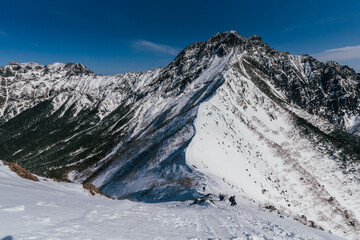 Winter yatsugatake ridge