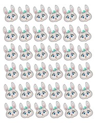 seamless pattern with cute animals