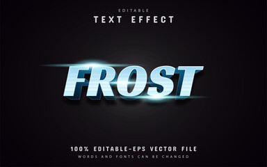 Obraz premium Frost text effects