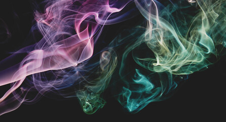 Obraz premium Abstract colorful wallpaper smoke backdrop