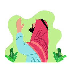 Muslim Man pray