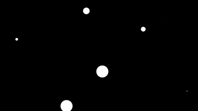 A transition effect of bubbles coming out slowly and covering the screen - Transition Video Element