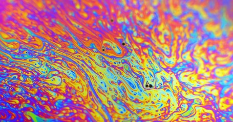 Abstract multicolored surface closeup photo