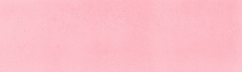 Panorama of Recycled pastel pink paper texture. Light craft paper close up background