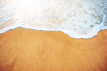 clean Beach and tropical sea landscape	
