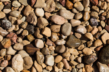 Wet Stone Pebbles Texture Or Stone Pebbles Background For Design