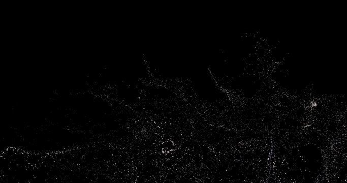 Particle Scene Dark Background fluid light flow light