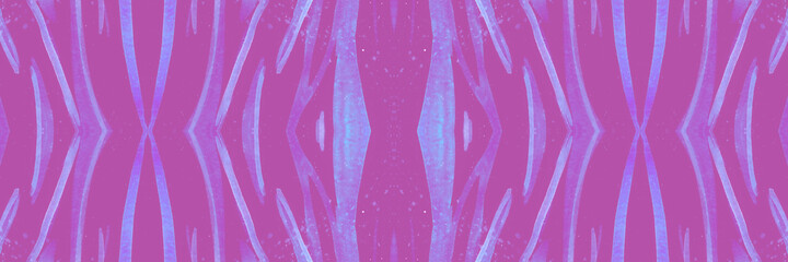 Violet Tiger Leather Print. Geometric Fashion Stripes. Seamless Exotic Wallpaper. Wild Ethnic Pattern. Tiger Leather Texture. Seamless Camouflage Abstract Lines. Bright Zebra Leather Print.