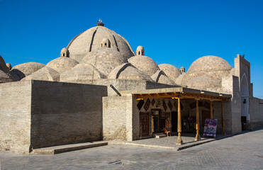 old market building in central asia 