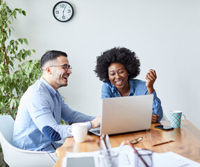 young business people meeting office teamwork group success corporate discussion