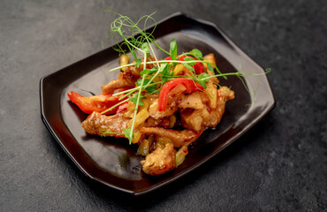 Assorted chips, popcorn, onion rings, croutons, cheese balls, cookies in bowls. unhealthy nutrition for figure, heart, skin, teeth. An assortment of fast carbohydrates. Junk food on wooden
 background