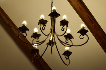 Antique stylized design of ceiling lamp