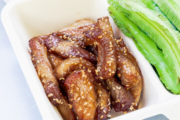 Thai style  grilled pork