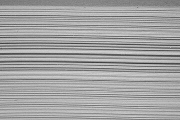 Visão Macro de uma resma de papel branco