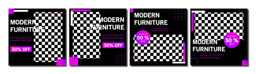 Modern Furniture Sale Instagram Post Template